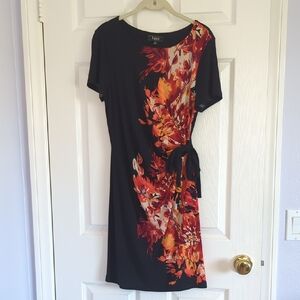 Lux II Floral Side Tie Dress Size 8P